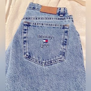Tommy girl jeans, baggy straight, super cute on!